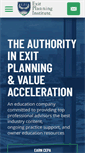 Mobile Screenshot of exit-planning-institute.org